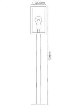 LANT MIRAGE - Lantern metal garden lamp post by Fan Europe Lighting - view 3
